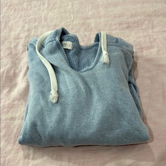 Ocean Drive Blue Oversized Long Sleeve Sweatshirt - Picture 4 of 4